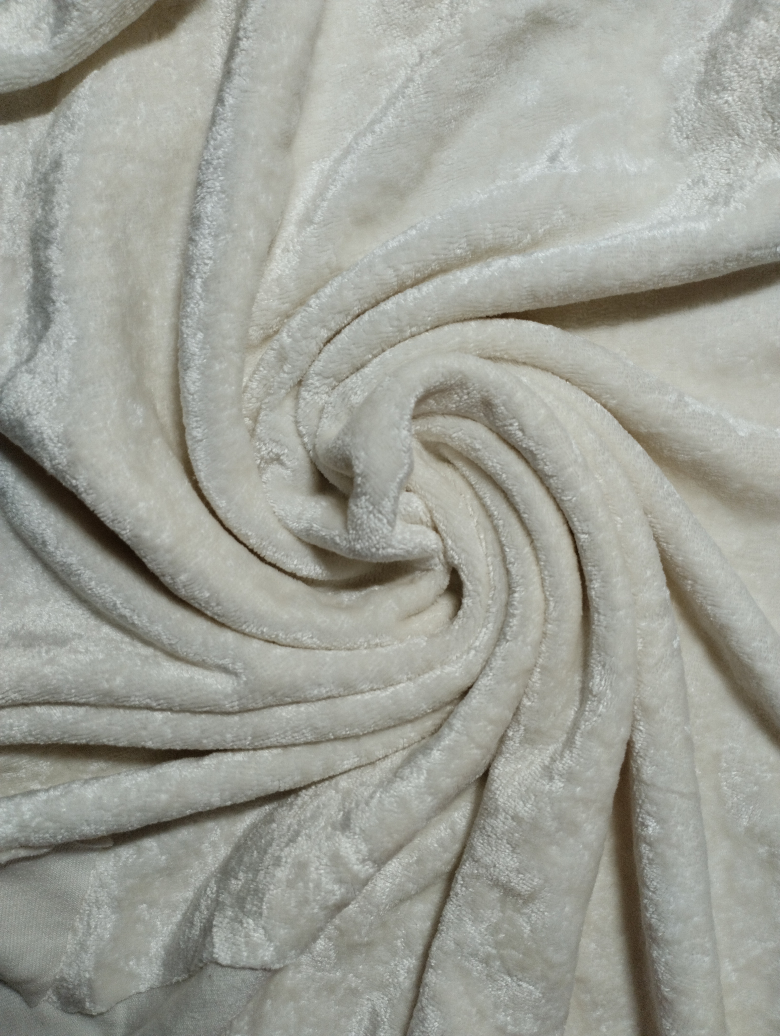 bambusový aksamit líc